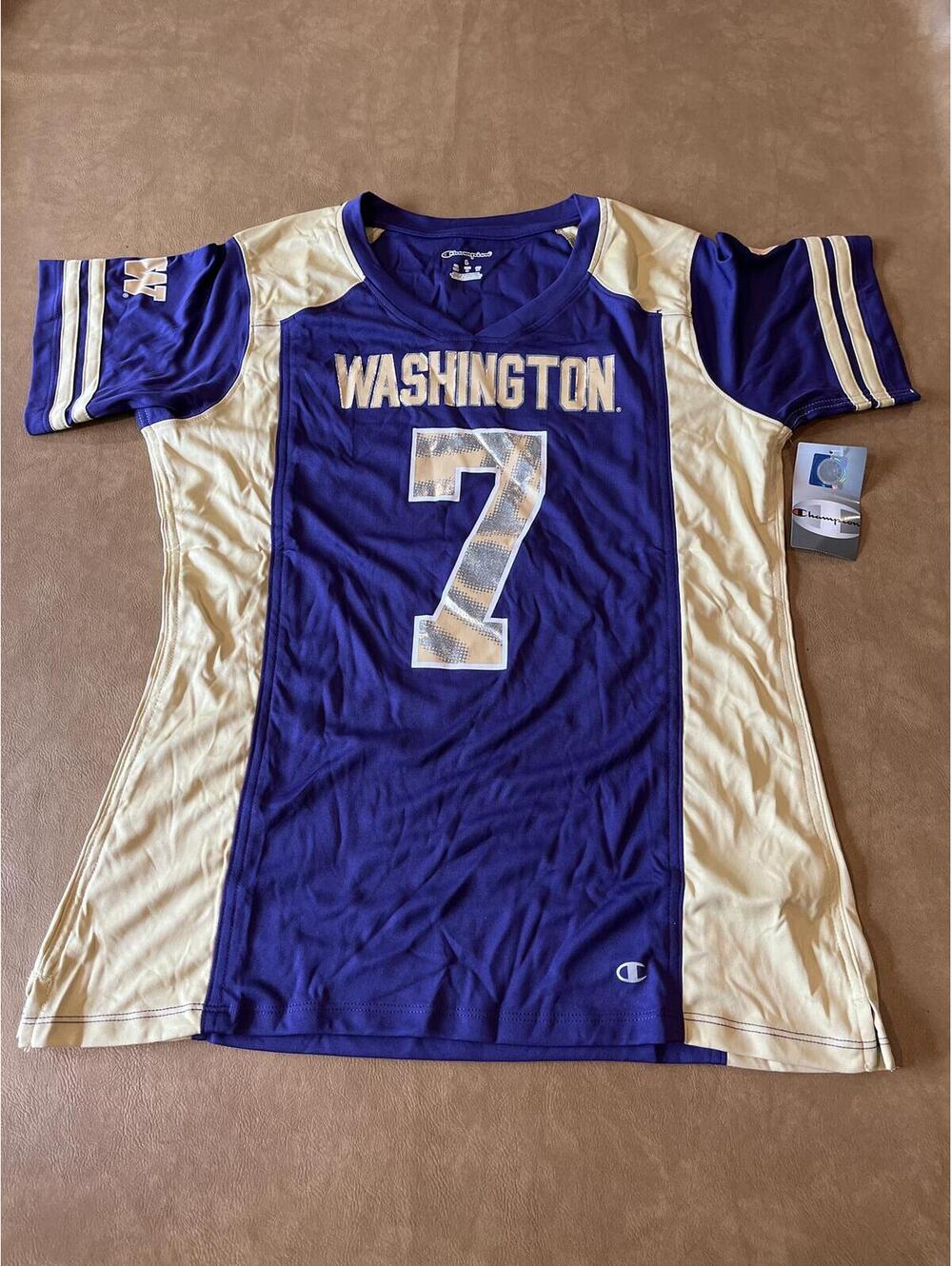 Washington Huskies Champion Football Jersey (Youth Large) NWT